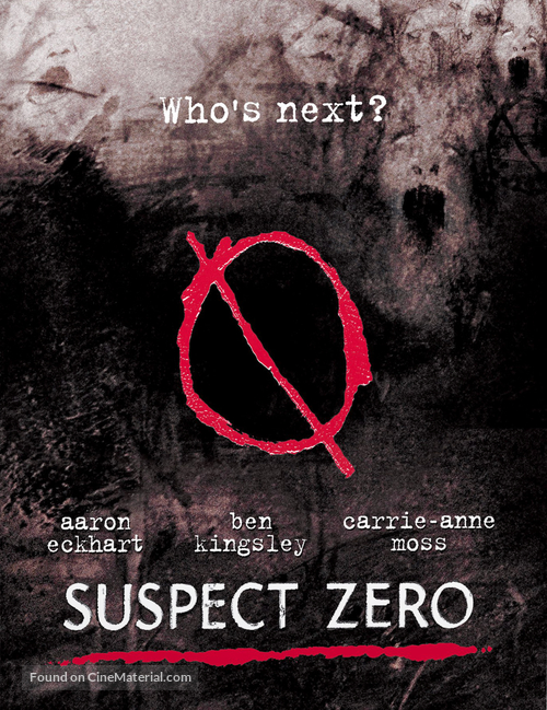 Suspect Zero - Blu-Ray movie cover