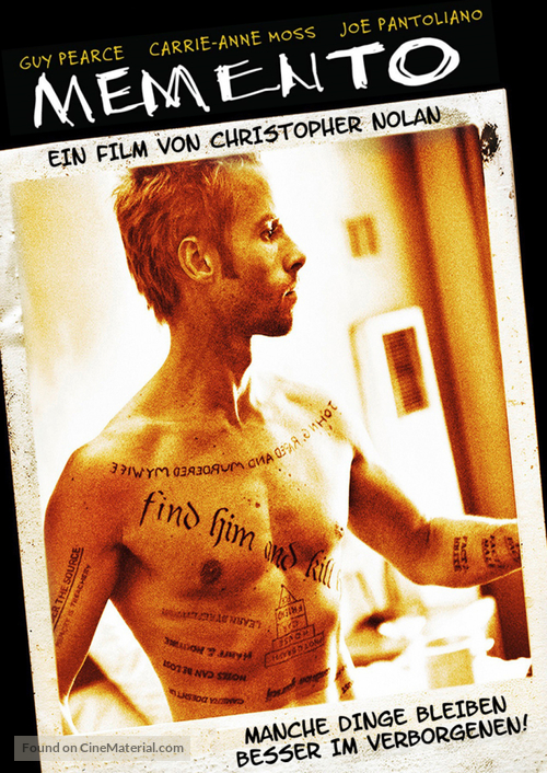 Memento - German Movie Cover