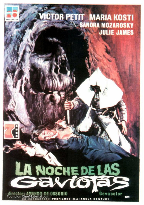 La noche de las gaviotas - Spanish Movie Poster