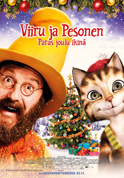 Pettersson und Findus 2 - Das sch&ouml;nste Weihnachten &uuml;berhaupt - Finnish Movie Poster