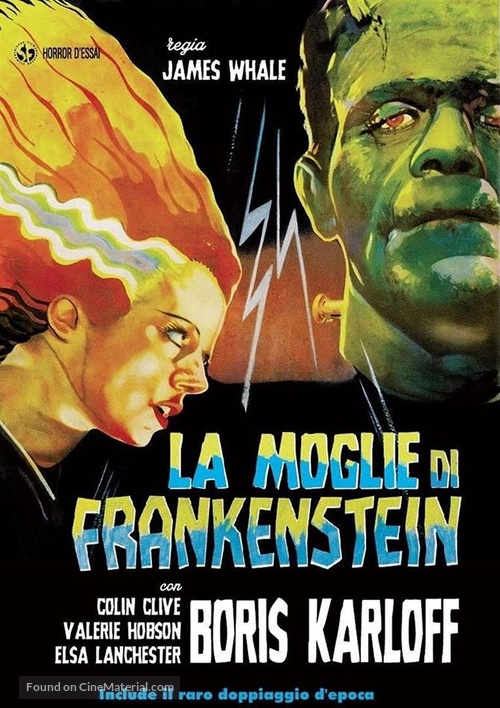 Bride of Frankenstein - Italian DVD movie cover