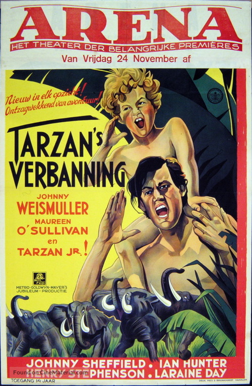 Tarzan Finds a Son! - Dutch Movie Poster