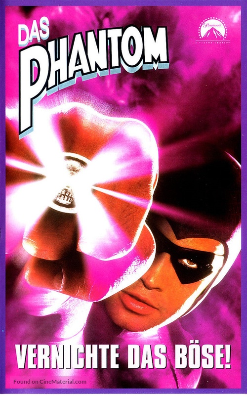 The Phantom - German VHS movie cover