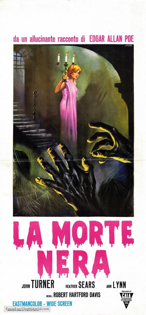 The Black Torment - Italian Movie Poster