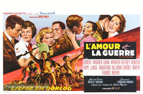In Love and War - Belgian Movie Poster