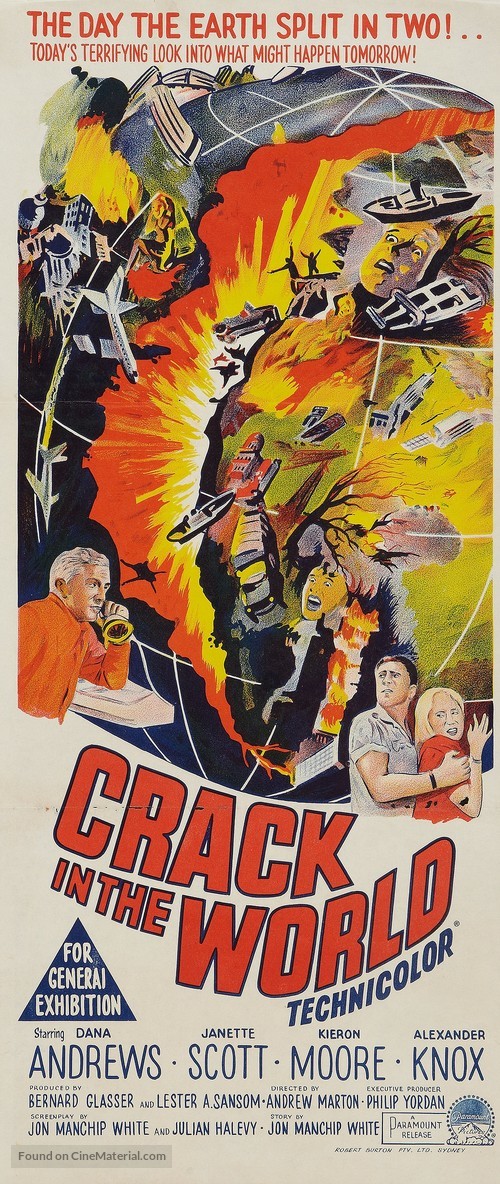 Crack in the World - Australian Movie Poster