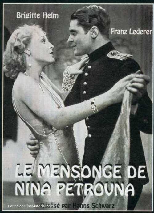 Mensonge de Nina Petrovna, Le - French Video on demand movie cover