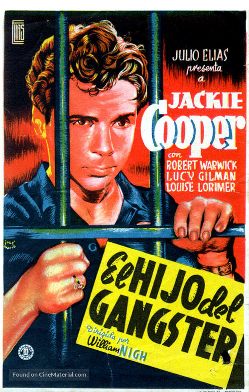 Gangster&#039;s Boy - Spanish Movie Poster