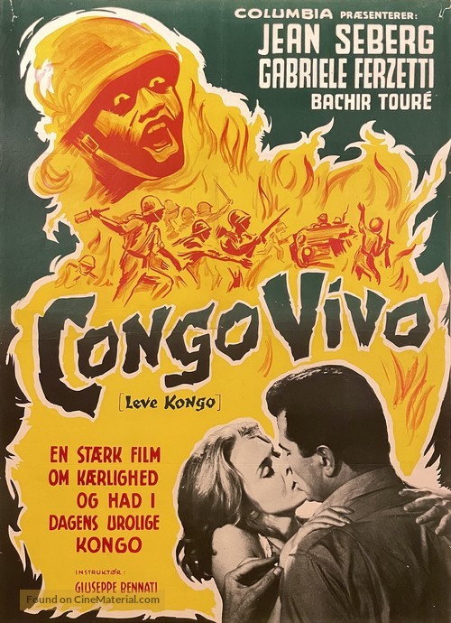 Congo vivo - Danish Movie Poster