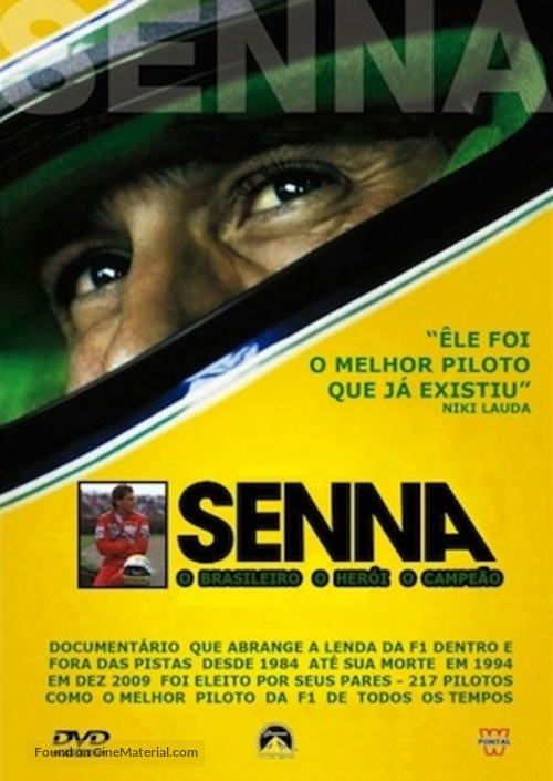 Senna - Brazilian DVD movie cover