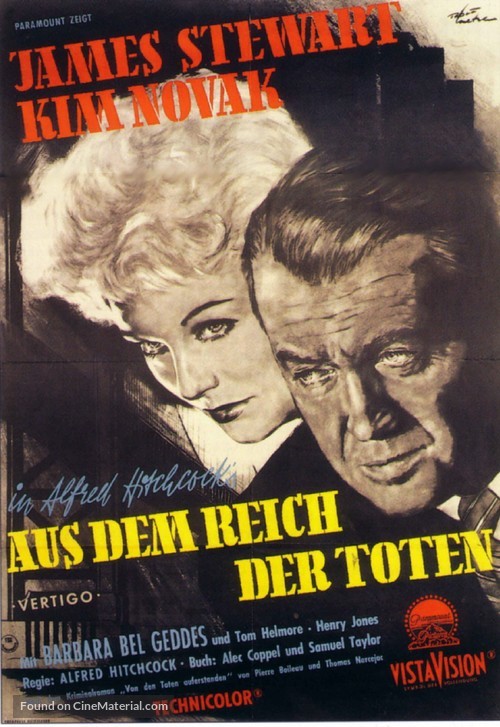 Vertigo - German Movie Poster