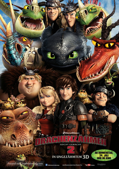 How to Train Your Dragon 2 - German Movie Poster