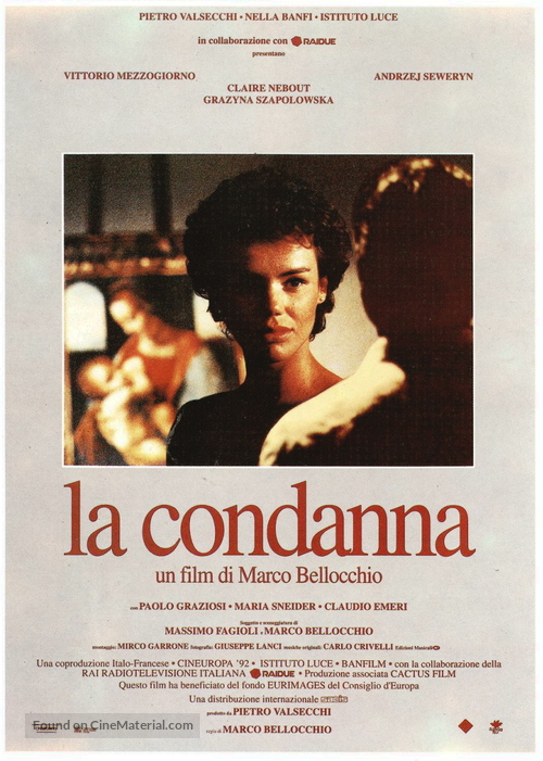 La condanna - Italian Movie Poster