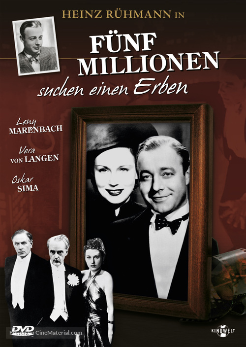 5 Millionen suchen einen Erben - German DVD movie cover