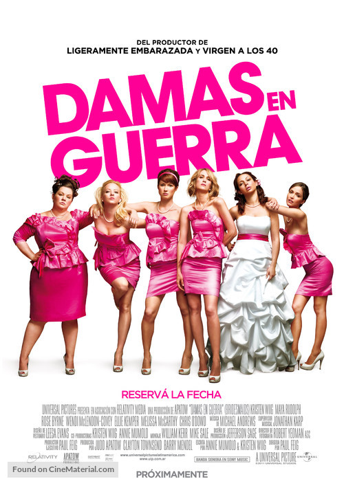 Bridesmaids - Argentinian Movie Poster