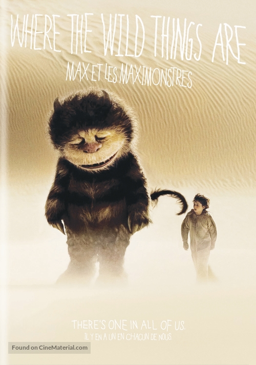 Where the Wild Things Are - Canadian DVD movie cover