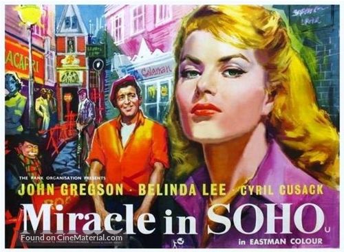 Miracle in Soho - British Movie Poster