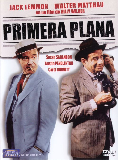 The Front Page - Spanish DVD movie cover