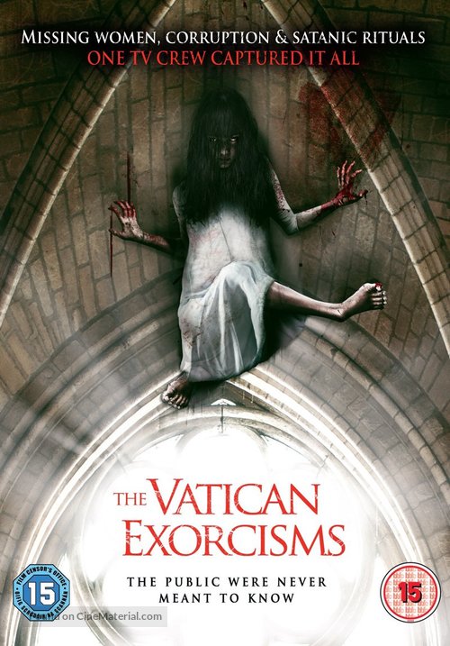 The Vatican Exorcisms - British DVD movie cover