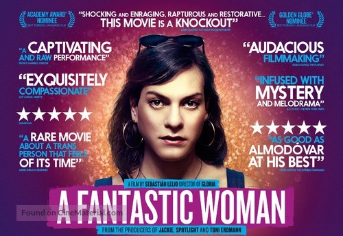 Una mujer fant&aacute;stica - British Movie Poster