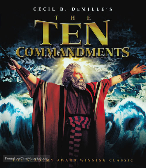 The Ten Commandments - Blu-Ray movie cover