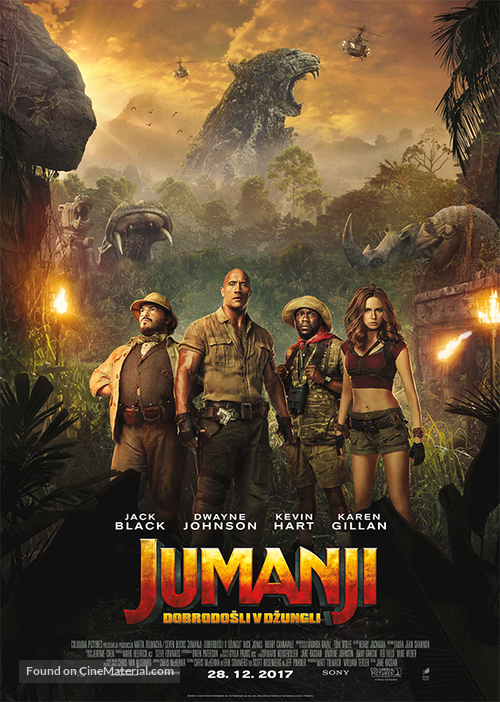 Jumanji: Welcome to the Jungle - Slovenian Movie Poster