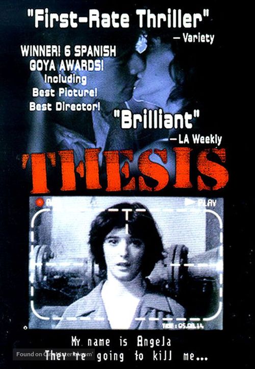 Tesis - Movie Cover