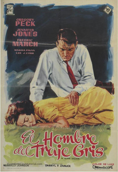 The Man in the Gray Flannel Suit - Spanish Movie Poster