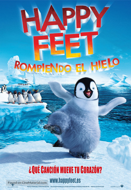 Happy Feet - Spanish Movie Poster