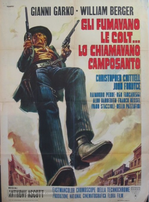 Gli fumavano le Colt... lo chiamavano Camposanto - Italian Movie Poster