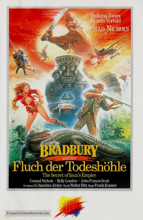 Alla ricerca dell&#039;impero sepolto - German VHS movie cover