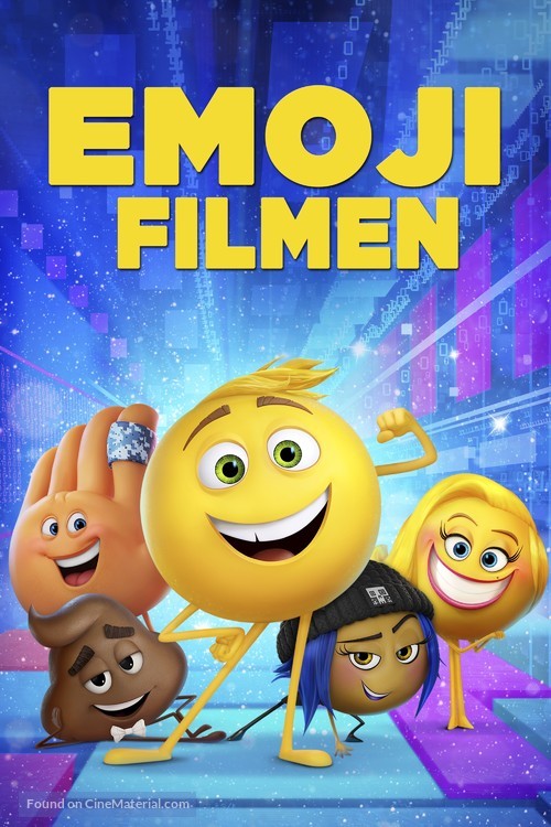 The Emoji Movie - Danish Movie Cover