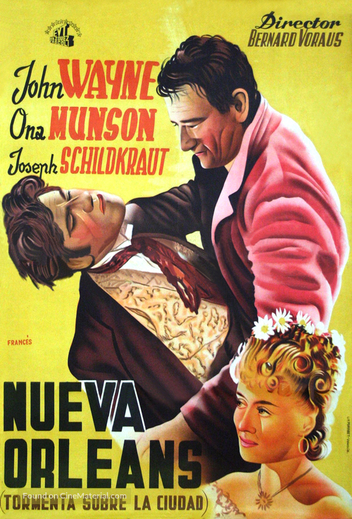 Lady from Louisiana - Spanish Movie Poster