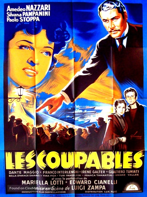 Processo alla citt&agrave; - French Movie Poster