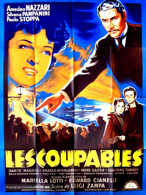 Processo alla citt&agrave; - French Movie Poster