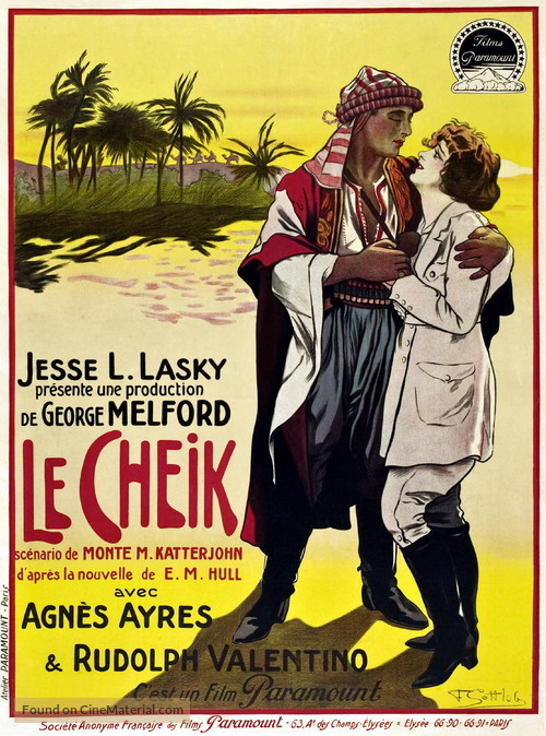The Sheik - French Movie Poster