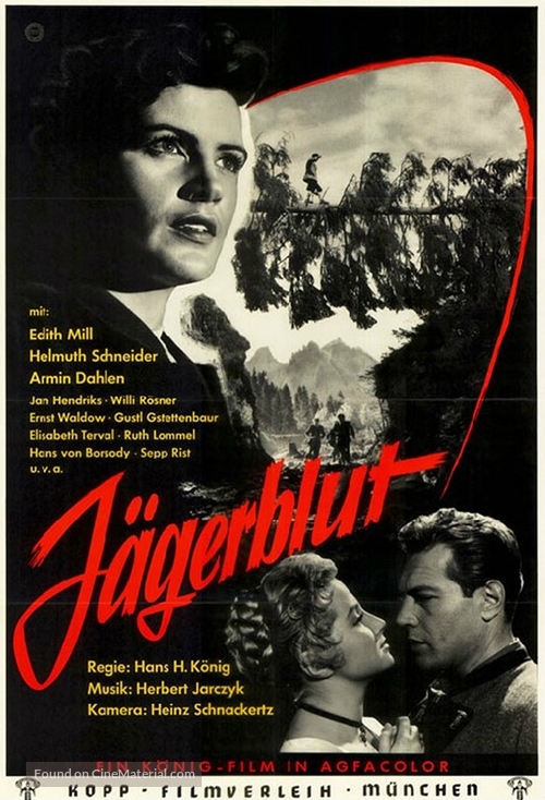 J&auml;gerblut - German Re-release movie poster