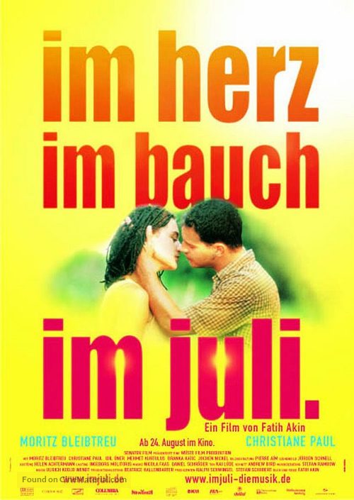 Im Juli. - German poster