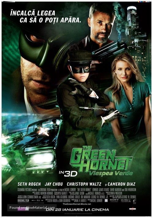 The Green Hornet - Romanian Movie Poster