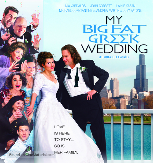 My Big Fat Greek Wedding - Canadian Blu-Ray movie cover