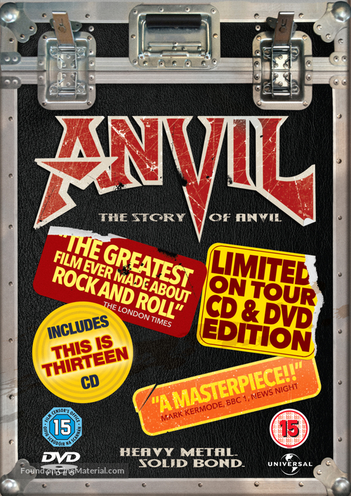 Anvil! The Story of Anvil - British DVD movie cover