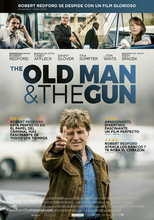 Old Man and the Gun - Spanish Movie Poster