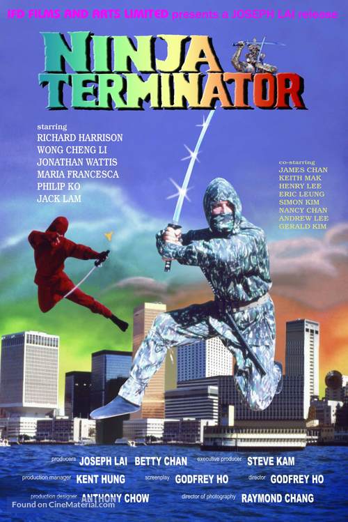Ninja Terminator - Hong Kong Movie Cover