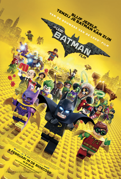 The Lego Batman Movie - Dutch Movie Poster