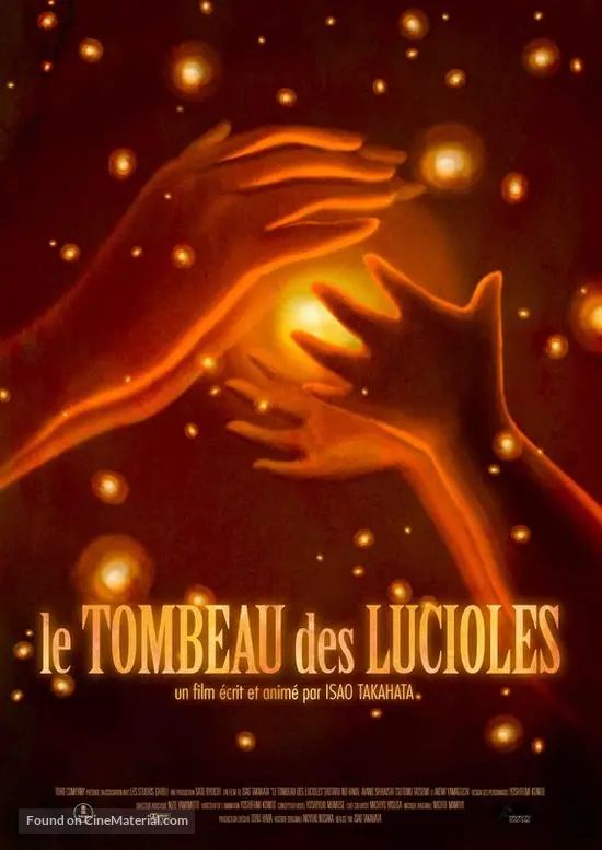 Download Hotaru No Haka 1988 French Movie Poster For iPhone Wallpaper Hotaru No Haka 1988 French Movie Poster Free HD