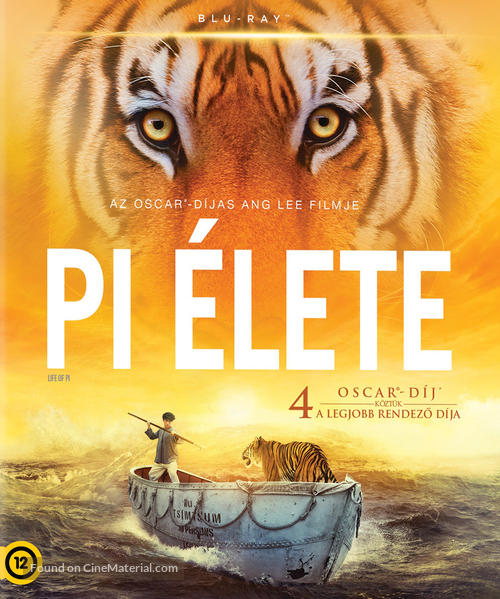 Life of Pi - Hungarian Blu-Ray movie cover