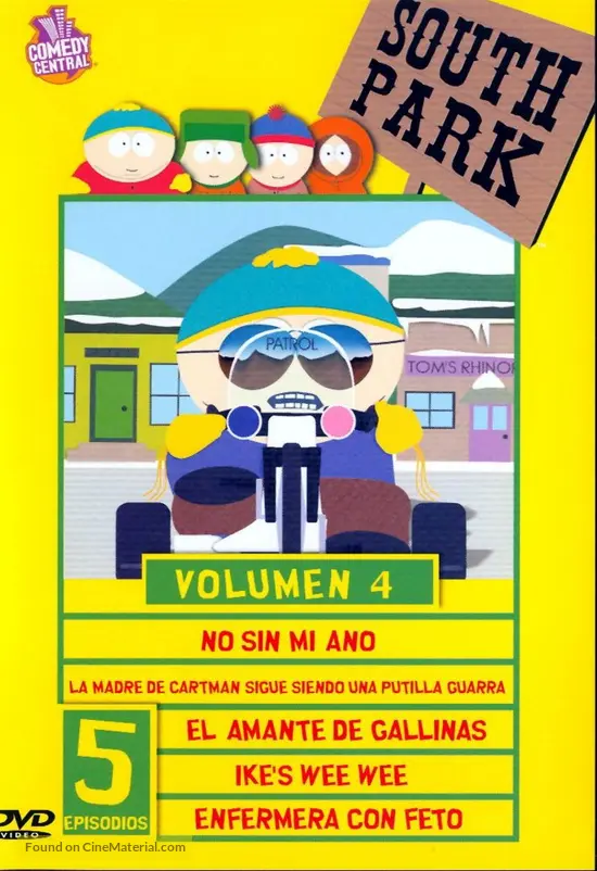 &quot;South Park&quot; - Spanish DVD movie cover