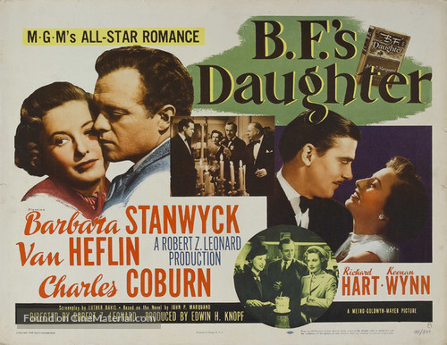 B.F.&#039;s Daughter - Movie Poster