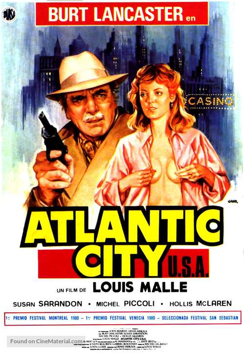 Atlantic City - Spanish Movie Poster