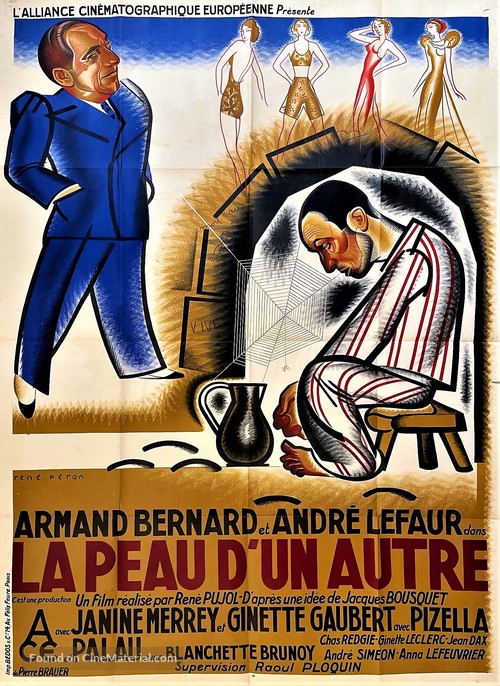 La peau d&#039;un autre - French Movie Poster